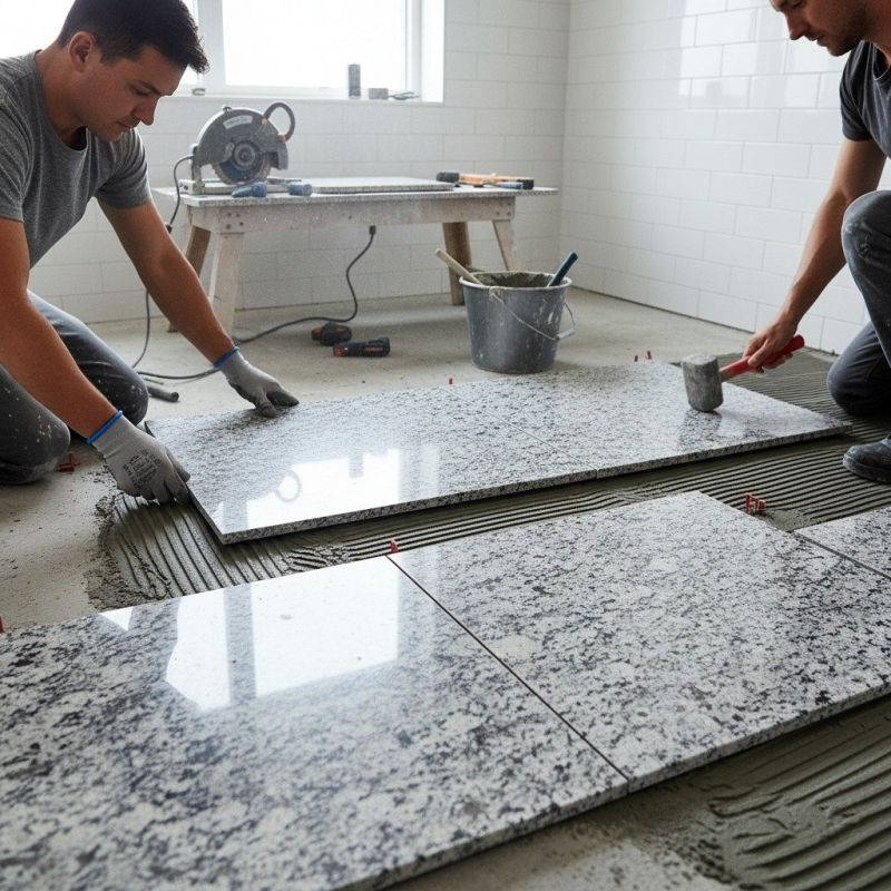 Granite Slab Installation