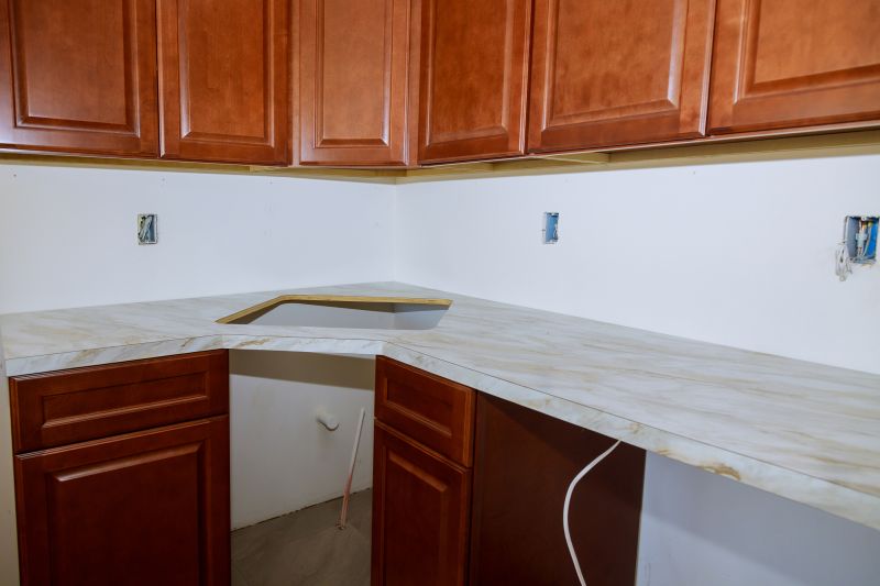 Poured Countertop Installation