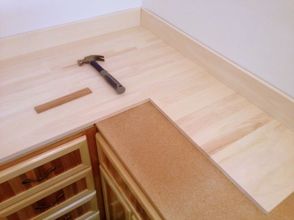 Solid Wood Countertop Install - Solid Wood Countertop Install Milwaukee, Wisconsin
